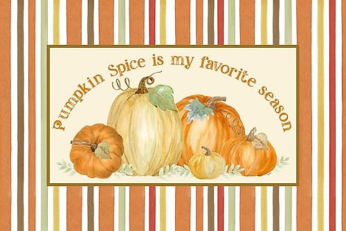 Pumpkin Spice Season landscape Seasons Print