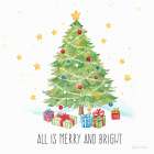 Vintage Holiday Cheer II Art Print