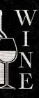 Wine Humor vertical black III-Wine Art Print