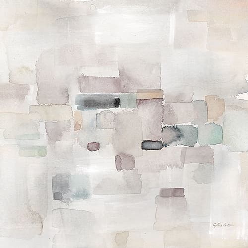 Gray Abstract square I Art Print