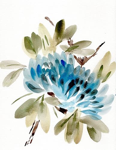 Farmhouse Florals VI Art Print