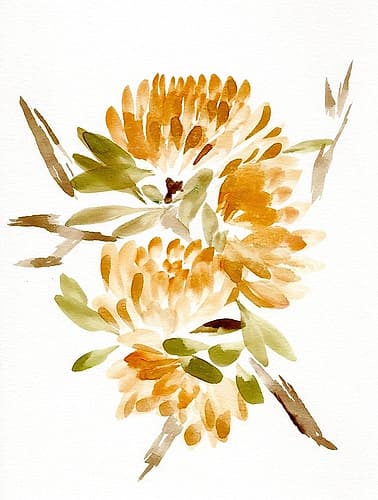 Farmhouse Florals VII Art Print