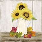 Fall Sunflowers II Art Print