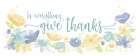 Kellys Garden panel II-Give Thanks Art Print