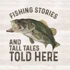Less Talk More Fishing I-Tall Tales Art Print