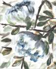 Farmhouse Blue Bush I Art Print