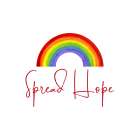 Rainbow and Sentiment  V-Spread Hope Art Print