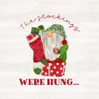 Gnome for Christmas Sentiment VIII-Stockings Art Print