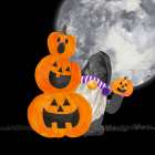 Gnomes of Halloween V-Pumpkins Art Print