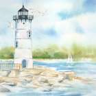 East Coast Lighthouse I Art Print