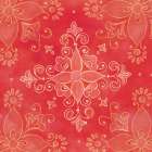 Garden Roses Medallion II Art Print