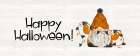 Gnomes of Halloween panel II-Happy Halloween Art Print