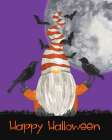 Gnomes of Halloween portrait II-Happy Halloween Art Print