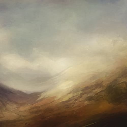 Sun  on Fields Art Print