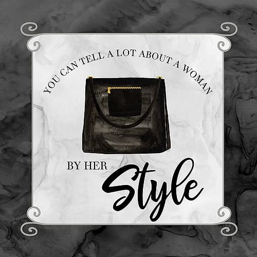 Fashion Humor XII-By Her Style Art Print