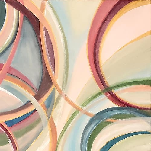 Overlapping  Rings II Art Print by Lee C