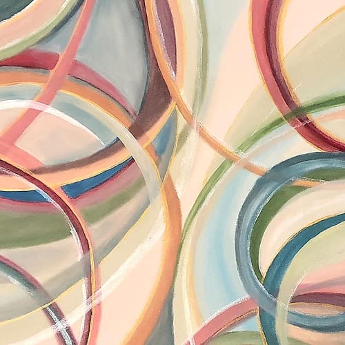 Overlapping  Rings V Art Print by Lee C