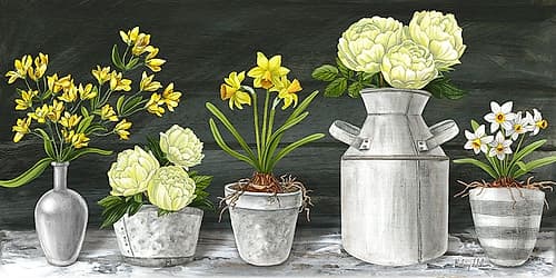 Farmhouse Garden panel Art Print