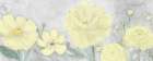 Peaceful Repose gray And yellow panel II Art Print