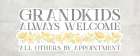 Grandparent Life panel gray III-Always Welcome Art Print