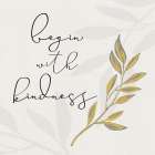 Botanical  Inspiration yellow gray II-Kindness Art Print