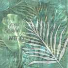 Textured  Sentiment tropic II Art Print