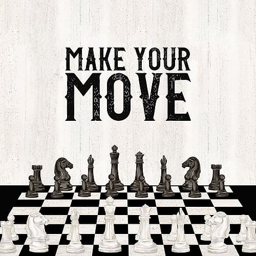 Rather  be Playing Chess IV-Your Move Games and Sports Print