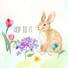Hello Easter  V-Hop to It Art Print