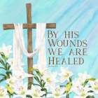 He is Risen I-By His Wounds Art Print