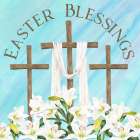 He is Risen III-Easter Blessings Art Print