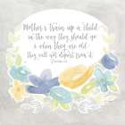 Mothers  Garden III-Train Art Print