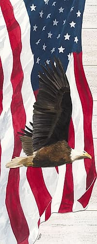 Let  Freedom Soar vertical II Holidays Print