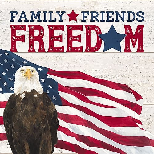 Let  Freedom Soar Sentiment II-Freedom Holidays Print
