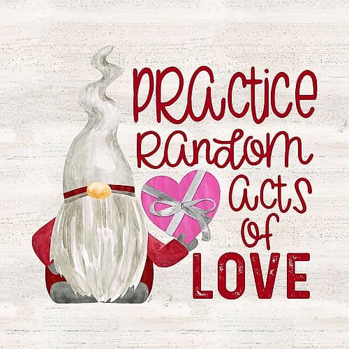 Valentine  Gnomes VIII-Random Acts Art Print