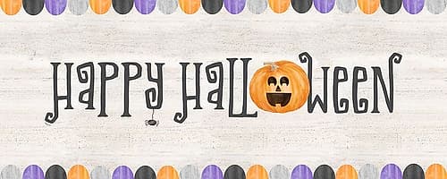 Sit a Spell Sentiment panel I-Happy Halloween Art Print