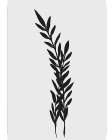 Farmhouse Leaves black Botanical Print