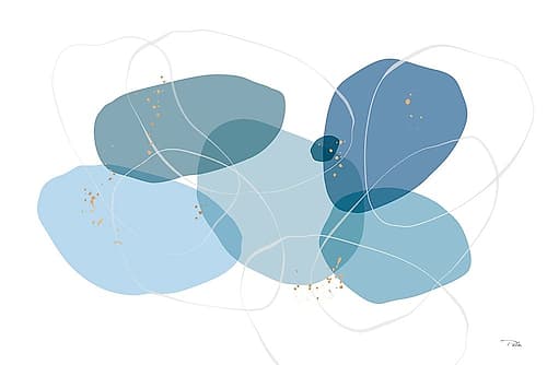 Organic  Circles I Art Print by Pela