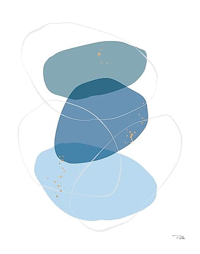 Organic  Circles II Art Print by Pela