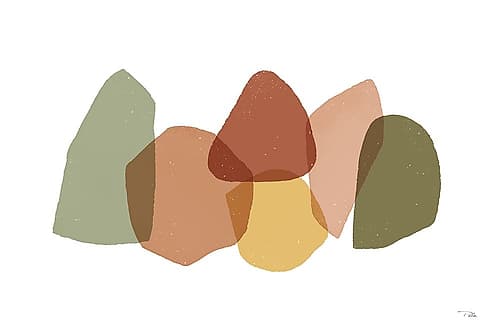 Pieces  by Pieces I Art Print by PELA