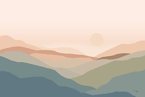 Mountain  High spice Landscape Print
