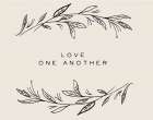 Serene Sentiment III-Love One Another Art Print