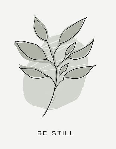 Zen Vibes III-Be Still Inspirational Print