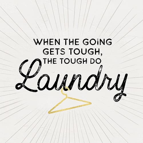 Laundry Art V-Going gets Tough Art Print