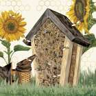 Honey Bees And Flowers Please X Art Print