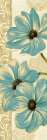 Garden Fete Turquoise Panel I Art Print