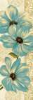 Garden Fete Turquoise Panel II Art Print