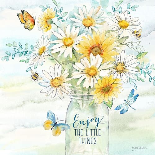 Daisy Days III Art Print
