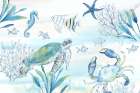 Great Blue Sea I Art Print