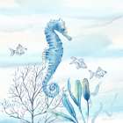 Great Blue Sea II Art Print