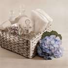 Hydrangea and Basket 2 Bathroom Art Print